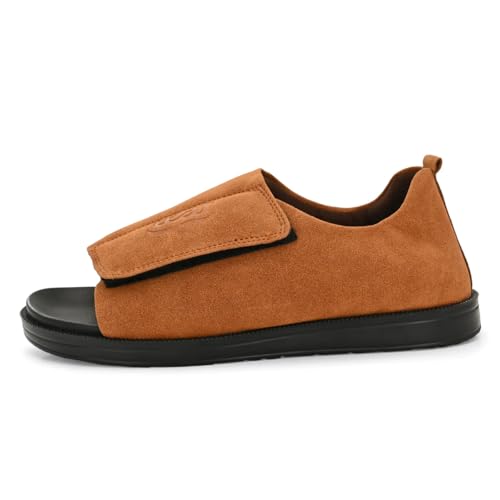 Image of Comfy-Pro Buddy Diabetic Sandal - 1 Strap Open Toe Sandal for Diabetic Foot Relief - Ideal for Burning Sensation & Loss of Sensation - Comfortable & Supportive Footwear