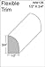 Flexible Moulding - Flexible Base Shoe Moulding - WM126-1/2
