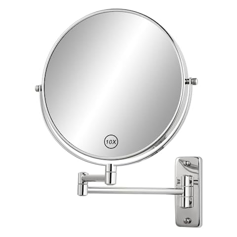 FFowcye 8" Double-Sided Magnifying Mirror Cover