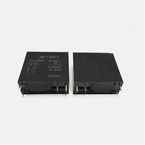 Relais HF140FF 012-2HSWT 12V CC commutateur 10A 4 broches PCB