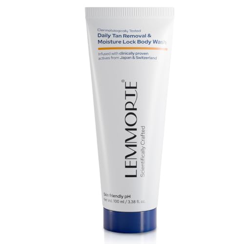 Image of Daily Tan Removal & Moisture Lock Body Wash | AHA Exfoliating for Dull, Tanned & Uneven-Looking Skin