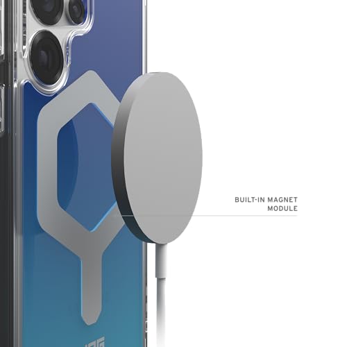 Image of URBAN ARMOR GEAR UAG Designed for Samsung Galaxy S25 Ultra Case 6.9 inch Plyo Pro - Compatible with Magnetic Charging Translucent Rugged Military Drop Tested Protective Cover, Blue Ombre