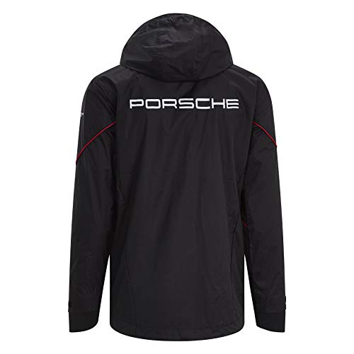 Porsche Motorsport Team Black Rain Jacket W/Motorsport Kit (Xl) #TOP1