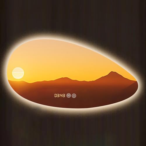 50x70cm|50x80cm|60x90cm|60x100cmAȉ~`LEDoX[~[AsKǋA3F\LEDAh܋@\tArOEQELɓK(Timer,50x80cm)