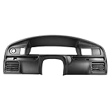 Dashboard Instrument Cluster Panel Bezel Black Replacement For Ford F250 F350 F Series Super Duty 7.3L V8 Diesel 1994-1997 F4TZ-15044D70-C F4TZ15044D70C Surround Trim for Instrument Cluster Dash Panel
