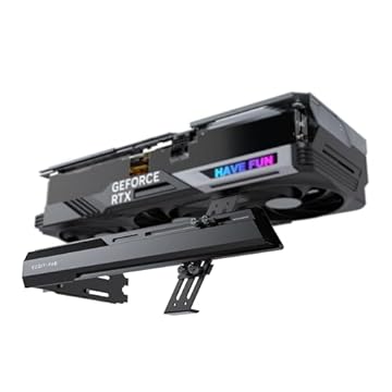 EZDIY-FAB Suporte para placa gráfica GPU Suporte para placa de vídeo Suporte para placa de vídeo, estrutura Strenchable, suporte para placa de vídeo/suporte coldre RX7990XTX, RTX4090, preto-341-2