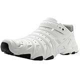 Crosskix 2.0 Closed Toe Water Shoes - Ergonomic Arch Support, Built-in Drainage and Ventilation for Men, Women, and Children, Whiteout1, 12 Women/10 Men