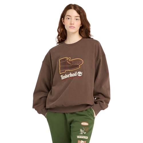 Timberland Men's New Box Fit Badge Crew Neck4