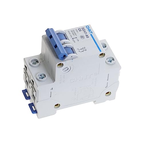 Minidisyuntores MCB tipo C DZ47-60 de alta resistencia magnetotérmica 2 polos 400V
