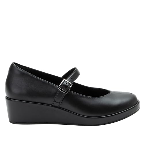 Alegria Women's Haylo Mary Jane Slip Resistant Comfort Wedge2