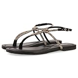 sandalias infantil com strass Plantilla y forro de piel curtida de forma sostenible