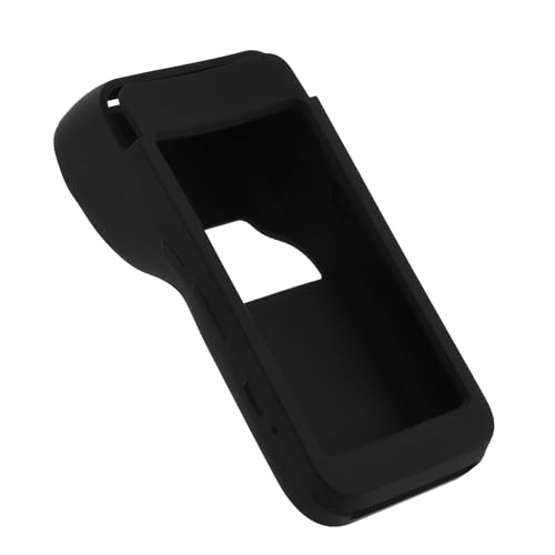 YINETTECH 1x Silicone Case Waterproof and Dirt Resistant Silicone Protective Cover Compatible with Pax A920 PRO Device with Barcode (Black)