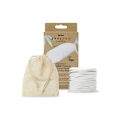 stylpro Reusable Bamboo Makeup Remover Pads (Refill 16) Cover