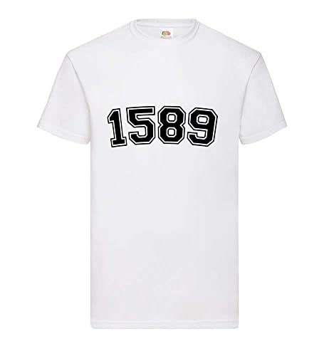 T-shirt blanc homme grande taille XXXL coupe ample anti frottement modèle 1589