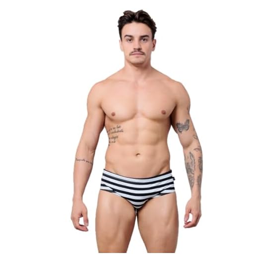 Sunga Náutica Sunset Slim - JWilas Beachwear (BR, Alfa, M, Regular, Preto)