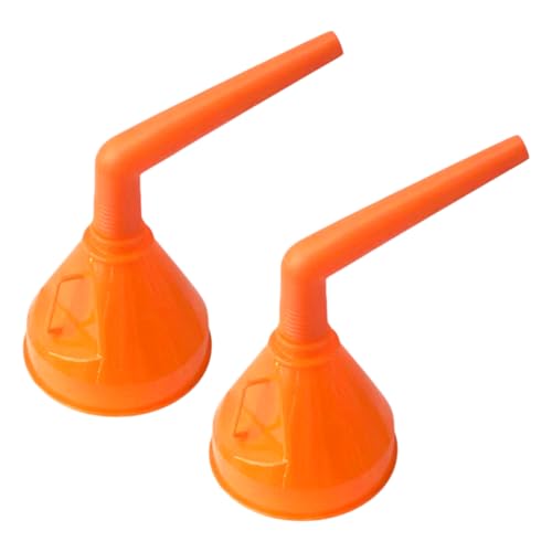 2 Stück Einfülltrichter Set, 35 cm Trichter, Autotrichter Benzin, Universal Autotrichter, für Ölwechsel, Diesel oder andere Flüssigkeiten, Auto, Werkstatt und Haushalt