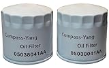 Compass-Yang 5038041AA 05038041AA Engine Oil Filter Compatible with RAM 1500 2500 3500 V8 4.7L 5.7L