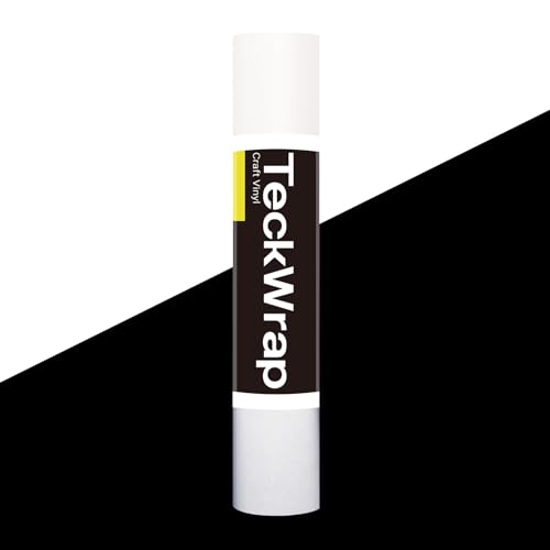 TECKWRAP White Reflective Chrome Adhesive Vinyl Flashlight Sensitive Vinyl for Crafts Decals Bikes Motorcycles Helmets Mailbox Reflective Tape 1ftx5ft White