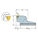 Sandvik Coromant, SL-266LFG-403227-16, Steel CoroThread 266 Head for Thread Turning, Left Hand Cut, with Coolant, iLock? Interface (Pack of 1)