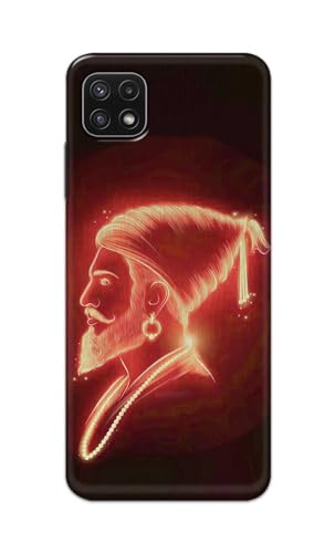 Image of PRINTFIDAA Plastic Printed Hard Back Cover Case For Samsung Galaxy A22 5G | A22S 5G | Samsung F42 5G Back Cover (Chatrapati Shivaji Maharaj) -112, Multi
