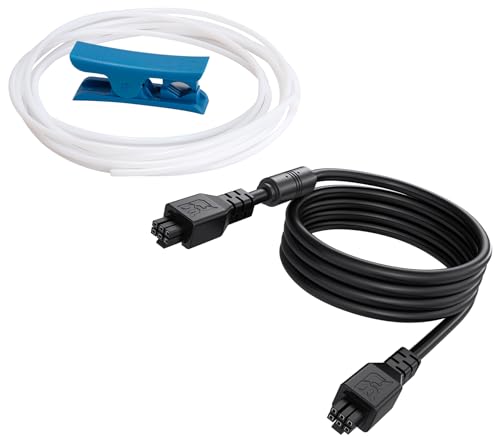 BIQU Panda AMS/2 Pro Extension Cable 6-Pin 1.5m with 4m PTFE Extension Tube 2.5mm ID x 4mm OD Compatible with Bambu-Lab P1P/P1S/X1C/H2D 3D Printers (Not for A1/A1 Mini) by BIQU - Used condition - US$13.85