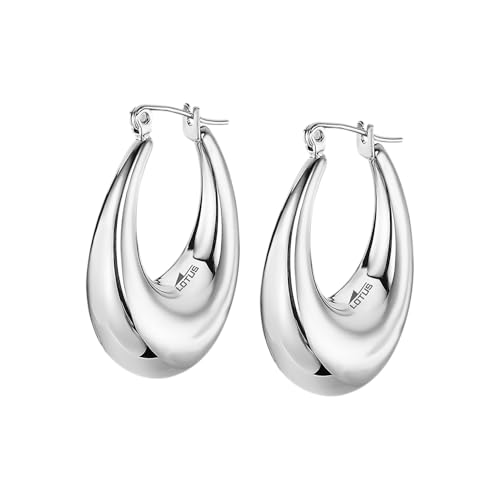 LOTUS STYLE Pendientes Mujer LS2349-4/1 Acero inoxidable - Ligeros, Cómodos y Resistentes - Cierre Seguro Catalán - Aretes de Mujer LOTUS STYLE Pendientes Mujer LS2349-4/1 Acero inoxidable - Ligeros, Cómodos y Resistentes - Cierre Seguro Catalán - Aretes de Mujer
