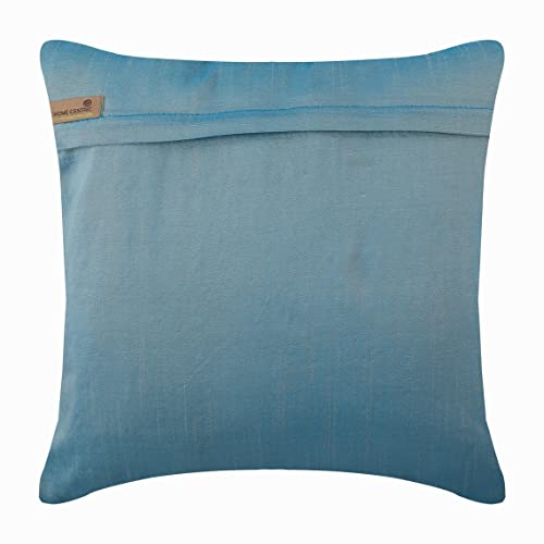 The Homecentric Pillow Case With Zipper, Light Blue Shams, Sequins Sea Waves Ocean Beach Theme Pillow Shams, 24X24 Inch (60X60 Cm) Pillow Sham, Square Silk Shams, Art Deco Pillow - Waves Are Scenic #TOP2
