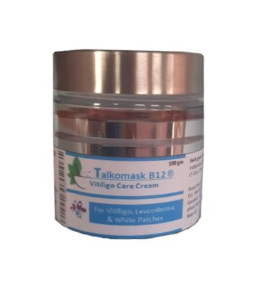 Talkomask B12 | Vitiligo Care Cream | White Patches Removal Cream | Sweat Spot | Piebald | Scar Removal | 100% Natural & Ayurvedic | For Men & Women All Age -100 Gm Pack of 1-image-5