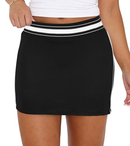Image of Jigfar Women Cute Golf Tennis Club Skirt Dress Activewear Mini Summer Workout Running Athletic Skorts