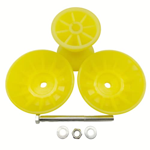 Uanofcn 4" Inner X 7" Overall Width Boat Trailer Roller Bow Stop Polyurethane 1/2" Mounting Hole #TOP3