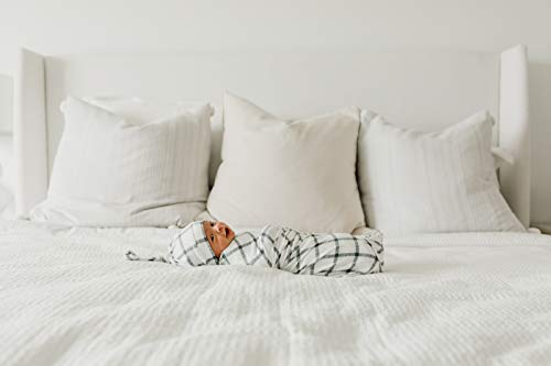Image of Copper Pearl Swaddle Blankets for Newborns | Soft Stretchy Receiving Blankets for Boys and Girls | Large 46 x 46 Inch Baby Blankets | Lightweight and Breathable Swaddles | Ledger