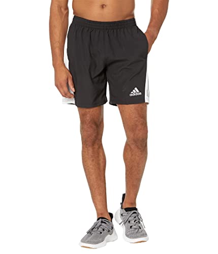 Adidas Short de Course Own The Run pour Homme, Noir/Blanc/argenté réfléchissant, XX-Large