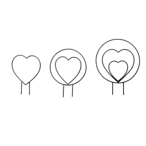 Tutor para Plantas En Maceta | 3 Piezas Soporte Metálico para Viñas | Tutor Metálico para Macetas - para Jardinería en Casa Decoración Bodas Hortícolas