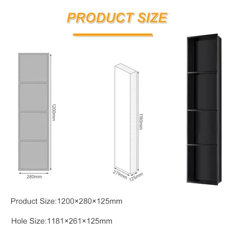 Set 2 mensole doccia nere, organizer bagno adesivo in acciaio inox antiruggine, installazione senza fori, scaffale doccia elegante e robusto | Leroy Merlin