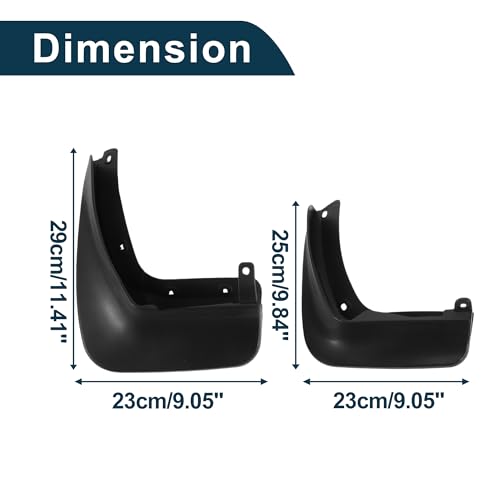 Image of Mud Flaps Splash Guards for Volkswagen Beetle A5 2012-2019 W /Mount Accessories Mud Guards Front and Rear 1 Set
