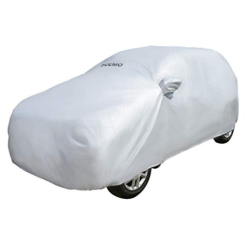 Image of Amazon Brand - Solimo UV Protection & Dust Resistant Car Cover for Toyota Urban Cruiser (Silver)