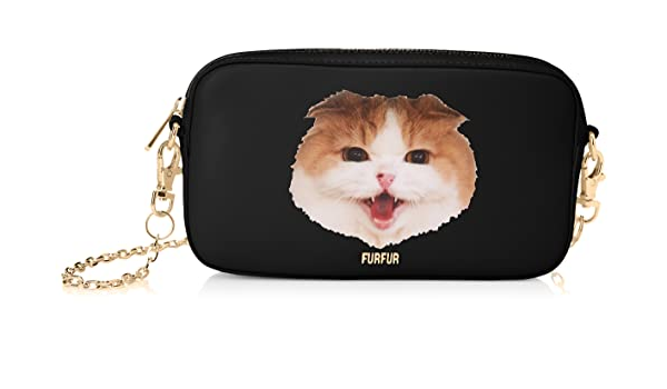 Amazon | [ファーファー] マシュマロポーチ RWGG231501 レディース BLK