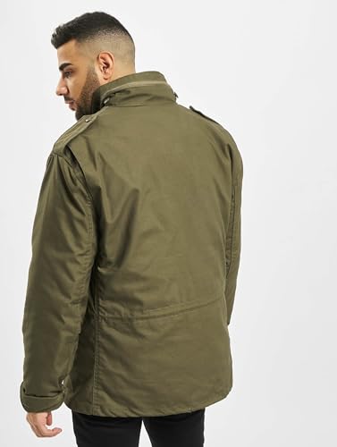 Individual Wear M-65 Classic Field Jacket for Man - Water-Repellent, with Removable Inner Jacket and Collar Hood2