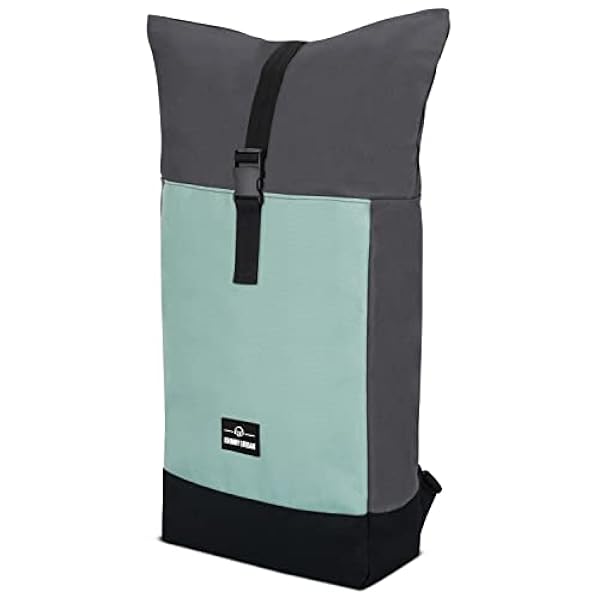 JOHNNY URBAN Mochila Mujer & Hombre Menta - Ryan - Morral Casual Cotidiano para Tiempo Libre, Trabajo, Universidad - Compartimento para Portatil - Impermeable