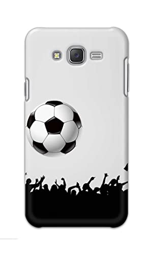 Image of Printed Hard Back Cover Case for Samsung Galaxy J7 2015 | Samsung J7 NXT Back Cover (Football Icon) -1302