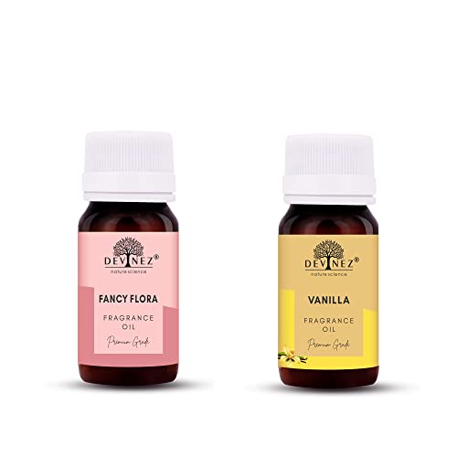 Image of Devinez Fancy Flora (Denim), Vanilla Aroma Oil for Diffuser /Ultrasonic Aroma Diffuser /Tealight Diffuser /Reed Diffuser, 15ml Each