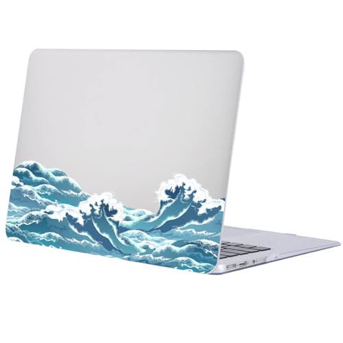 Coque MacBook Pro 14 Pouces A3434 A2992 A2779 A2442 motif vagues