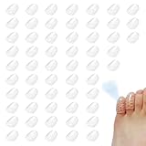 Protectores de dedos para mujer, protectores de dedos de silicona, transpirables, protectores de dedos de silicona, protectores de dedos de los pies, protector elástico transparente suave para