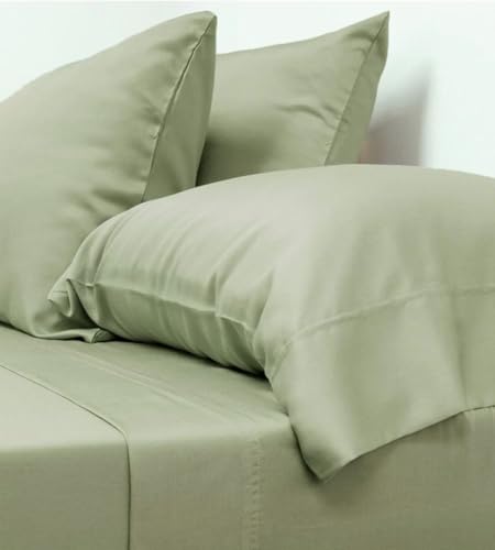 Parure de lit King size gris bambou drap housse taie Classic - 5