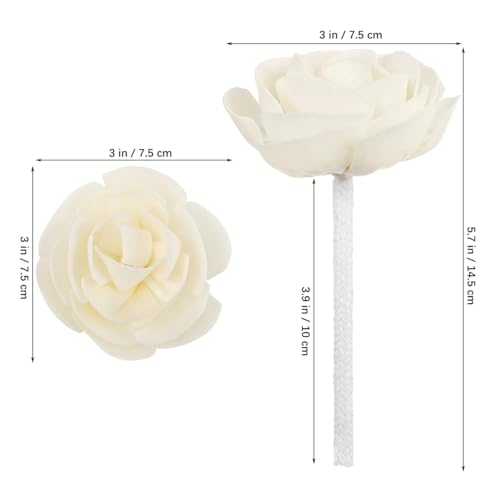 Difusores de aromas florales Didiseaon con mecha de algodón, pack 2 miniatura 6