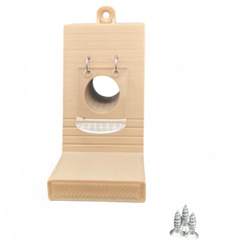 Kleiner Hummelklappenvorbau, Hummelklappe/Wachsmottensperre für Ihren Hummelkasten