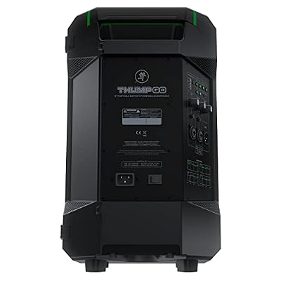 Audiosavings Bundle: Mackie Thump GO 8 Portable Battery-Powered Rechargeable DJ PA Speaker+Bluetooth Bundle with Mackie EM-89D Vocal Live Sound or Studio Recording Dynamic Microphone+Cable (2 Items)