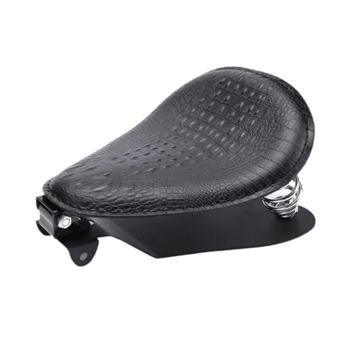 Ressort de selle solo sur siège moto deux places en PU marron VT 750