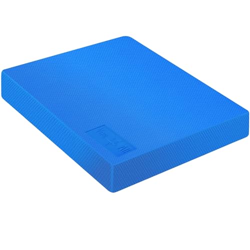 Yes4All Foam Exercise Pad/Balance Pads for Physical Therapy and Balance Exercises, Suitable for Home, Work, Rehabilitation (Blue - Large)