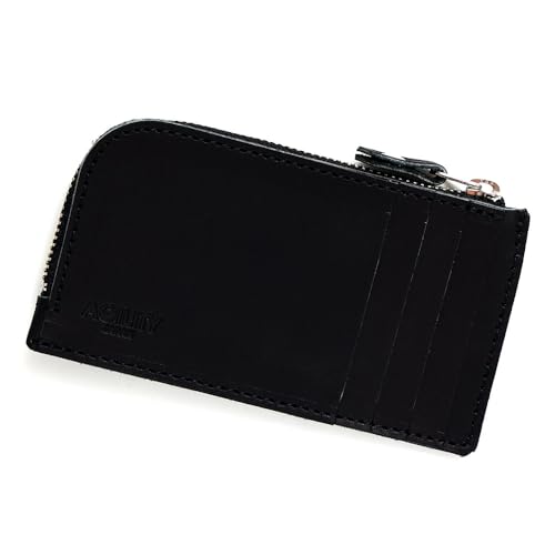 アジリティアッファ(AGILITY affa)『セパレイター』 フラグメントケース L字ファスナー 小さい 財布 カードケース 極薄 メンズ レディース 本革 レザー